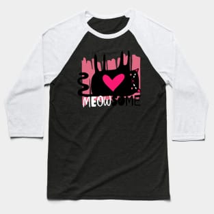 MEOW Baseball T-Shirt